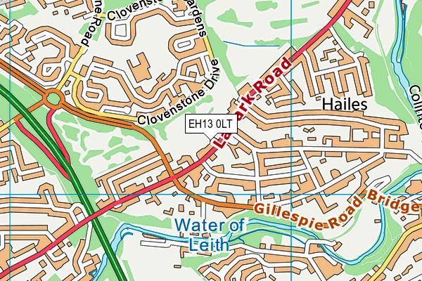 EH13 0LT map - OS VectorMap District (Ordnance Survey) EH13 0LT map - OS VectorMap District (Ordnance Survey)