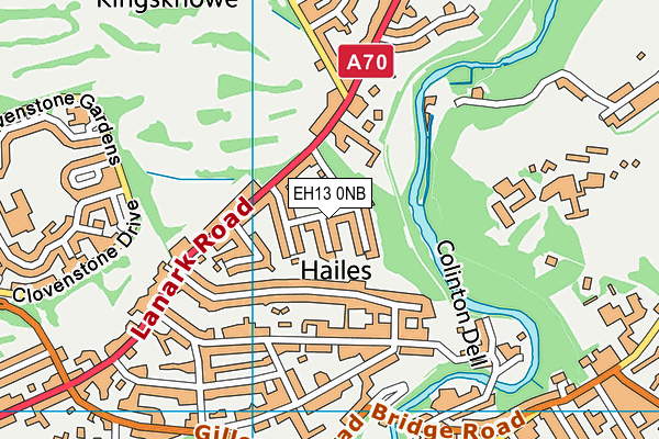 EH13 0NB map - OS VectorMap District (Ordnance Survey) EH13 0NB map - OS VectorMap District (Ordnance Survey)