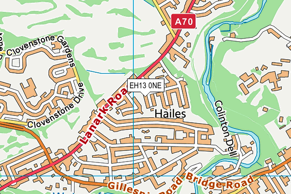 EH13 0NE map - OS VectorMap District (Ordnance Survey) EH13 0NE map - OS VectorMap District (Ordnance Survey)