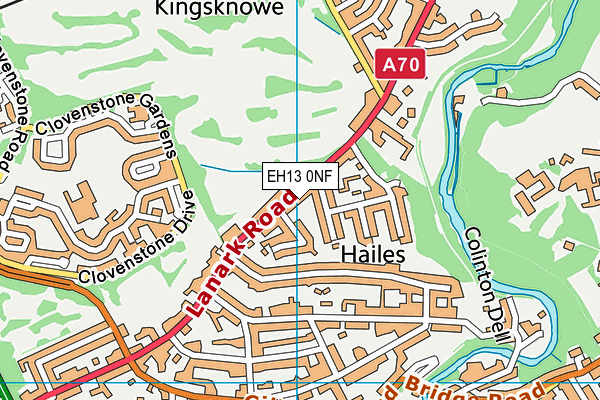 EH13 0NF map - OS VectorMap District (Ordnance Survey) EH13 0NF map - OS VectorMap District (Ordnance Survey)