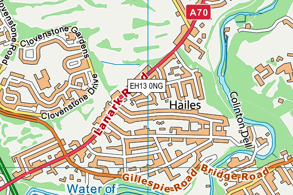 EH13 0NG map - OS VectorMap District (Ordnance Survey) EH13 0NG map - OS VectorMap District (Ordnance Survey)