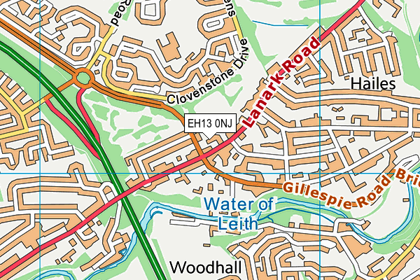 EH13 0NJ map - OS VectorMap District (Ordnance Survey) EH13 0NJ map - OS VectorMap District (Ordnance Survey)