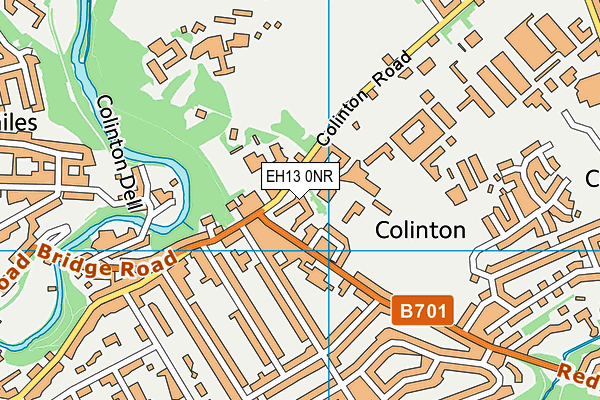 EH13 0NR map - OS VectorMap District (Ordnance Survey)