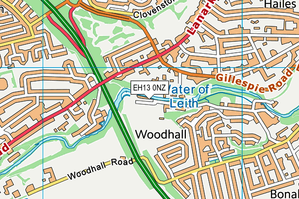 EH13 0NZ map - OS VectorMap District (Ordnance Survey) EH13 0NZ map - OS VectorMap District (Ordnance Survey)