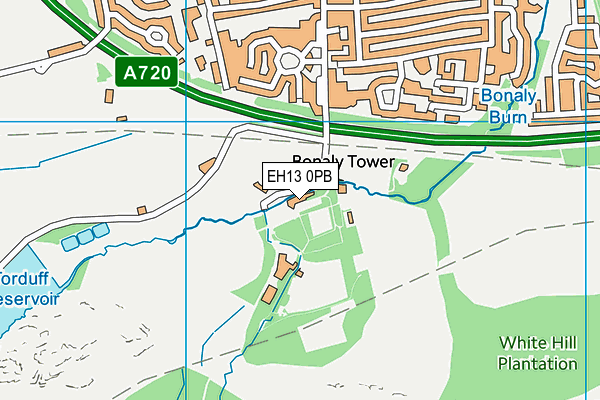 EH13 0PB map - OS VectorMap District (Ordnance Survey) EH13 0PB map - OS VectorMap District (Ordnance Survey)