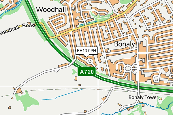 EH13 0PH map - OS VectorMap District (Ordnance Survey) EH13 0PH map - OS VectorMap District (Ordnance Survey)