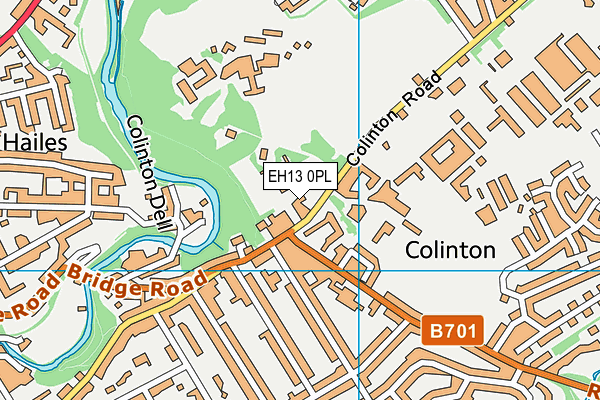 EH13 0PL map - OS VectorMap District (Ordnance Survey) EH13 0PL map - OS VectorMap District (Ordnance Survey)