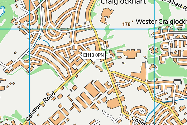 EH13 0PN map - OS VectorMap District (Ordnance Survey) EH13 0PN map - OS VectorMap District (Ordnance Survey)