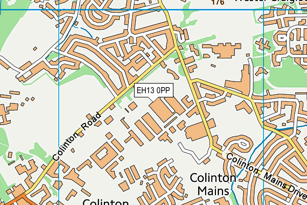 EH13 0PP map - OS VectorMap District (Ordnance Survey) EH13 0PP map - OS VectorMap District (Ordnance Survey)