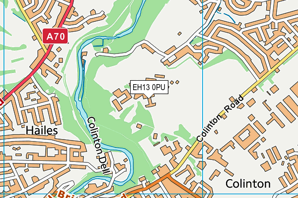 EH13 0PU map - OS VectorMap District (Ordnance Survey) EH13 0PU map - OS VectorMap District (Ordnance Survey)
