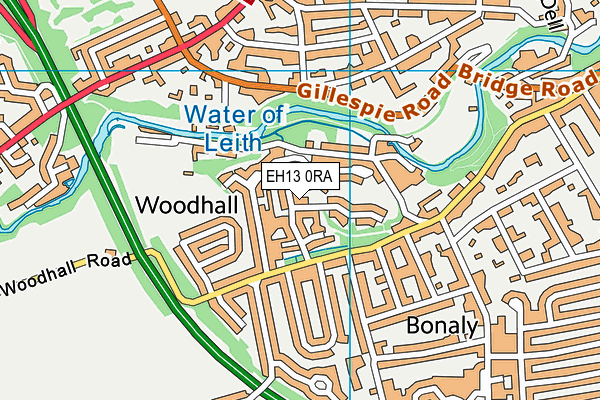 EH13 0RA map - OS VectorMap District (Ordnance Survey) EH13 0RA map - OS VectorMap District (Ordnance Survey)