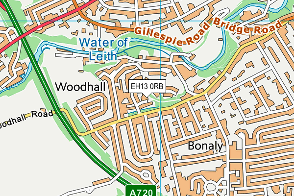 EH13 0RB map - OS VectorMap District (Ordnance Survey) EH13 0RB map - OS VectorMap District (Ordnance Survey)