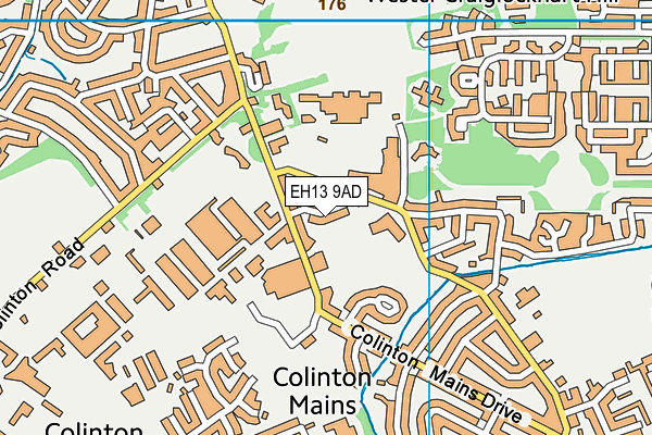 EH13 9AD map - OS VectorMap District (Ordnance Survey) EH13 9AD map - OS VectorMap District (Ordnance Survey)