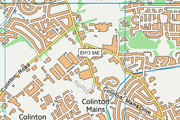 EH13 9AE map - OS VectorMap District (Ordnance Survey) EH13 9AE map - OS VectorMap District (Ordnance Survey)
