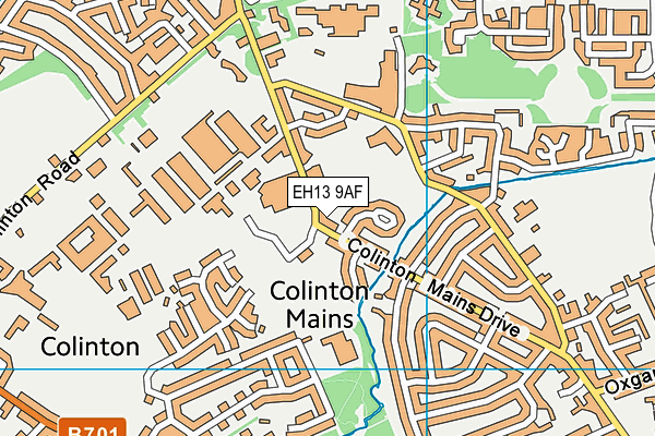 EH13 9AF map - OS VectorMap District (Ordnance Survey) EH13 9AF map - OS VectorMap District (Ordnance Survey)