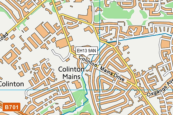 EH13 9AN map - OS VectorMap District (Ordnance Survey) EH13 9AN map - OS VectorMap District (Ordnance Survey)