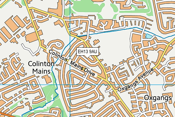 EH13 9AU map - OS VectorMap District (Ordnance Survey) EH13 9AU map - OS VectorMap District (Ordnance Survey)