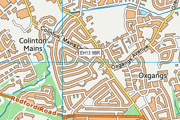 EH13 9BR map - OS VectorMap District (Ordnance Survey) EH13 9BR map - OS VectorMap District (Ordnance Survey)