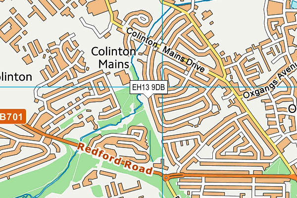 EH13 9DB map - OS VectorMap District (Ordnance Survey) EH13 9DB map - OS VectorMap District (Ordnance Survey)