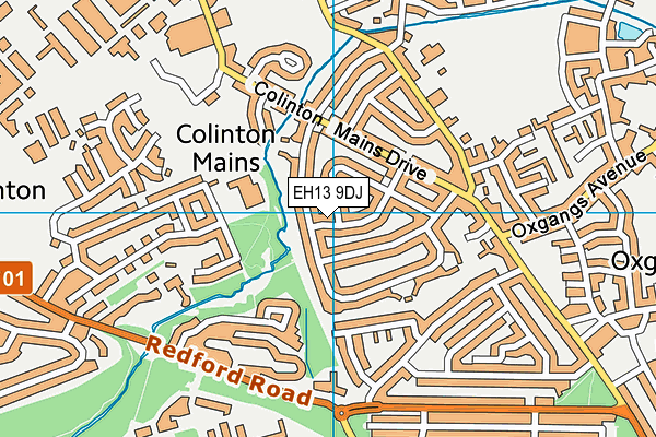 EH13 9DJ map - OS VectorMap District (Ordnance Survey) EH13 9DJ map - OS VectorMap District (Ordnance Survey)