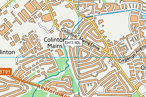 EH13 9DL map - OS VectorMap District (Ordnance Survey) EH13 9DL map - OS VectorMap District (Ordnance Survey)