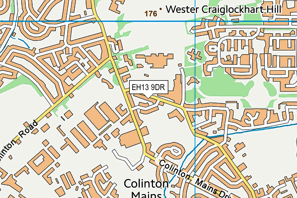 EH13 9DR map - OS VectorMap District (Ordnance Survey) EH13 9DR map - OS VectorMap District (Ordnance Survey)