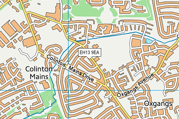 EH13 9EA map - OS VectorMap District (Ordnance Survey) EH13 9EA map - OS VectorMap District (Ordnance Survey)