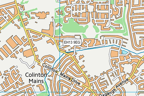 EH13 9EG map - OS VectorMap District (Ordnance Survey) EH13 9EG map - OS VectorMap District (Ordnance Survey)
