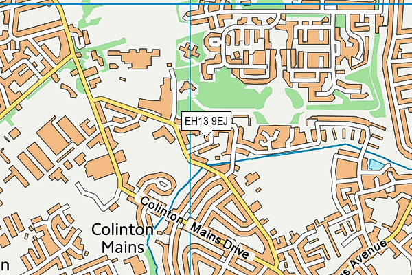 EH13 9EJ map - OS VectorMap District (Ordnance Survey) EH13 9EJ map - OS VectorMap District (Ordnance Survey)