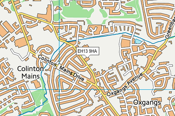 EH13 9HA map - OS VectorMap District (Ordnance Survey) EH13 9HA map - OS VectorMap District (Ordnance Survey)