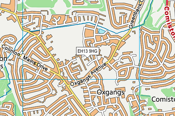 EH13 9HG map - OS VectorMap District (Ordnance Survey) EH13 9HG map - OS VectorMap District (Ordnance Survey)