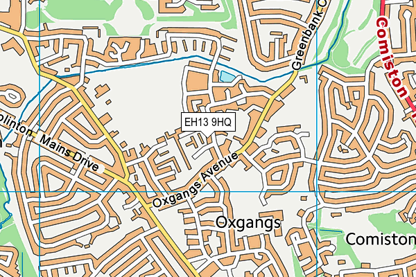 EH13 9HQ map - OS VectorMap District (Ordnance Survey) EH13 9HQ map - OS VectorMap District (Ordnance Survey)