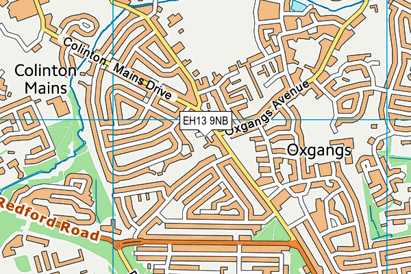 EH13 9NB map - OS VectorMap District (Ordnance Survey) EH13 9NB map - OS VectorMap District (Ordnance Survey)