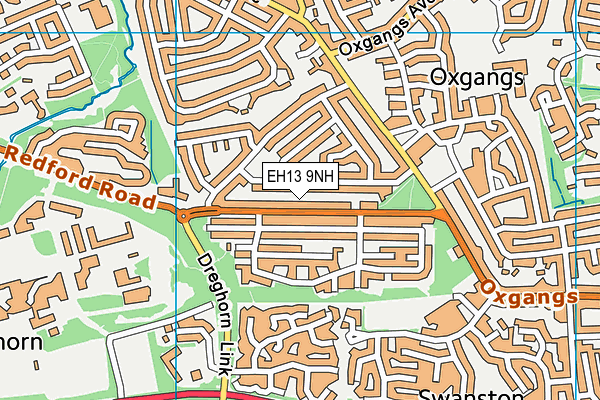 EH13 9NH map - OS VectorMap District (Ordnance Survey) EH13 9NH map - OS VectorMap District (Ordnance Survey)