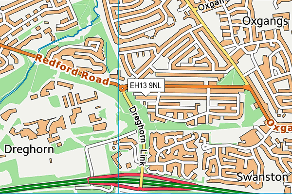 EH13 9NL map - OS VectorMap District (Ordnance Survey) EH13 9NL map - OS VectorMap District (Ordnance Survey)