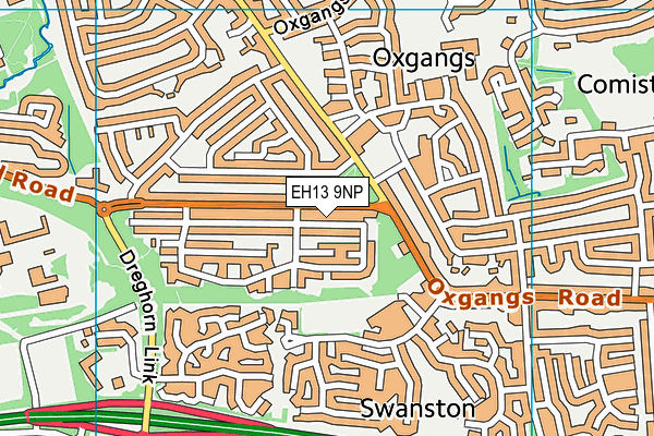 EH13 9NP map - OS VectorMap District (Ordnance Survey) EH13 9NP map - OS VectorMap District (Ordnance Survey)