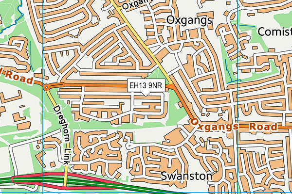 EH13 9NR map - OS VectorMap District (Ordnance Survey) EH13 9NR map - OS VectorMap District (Ordnance Survey)