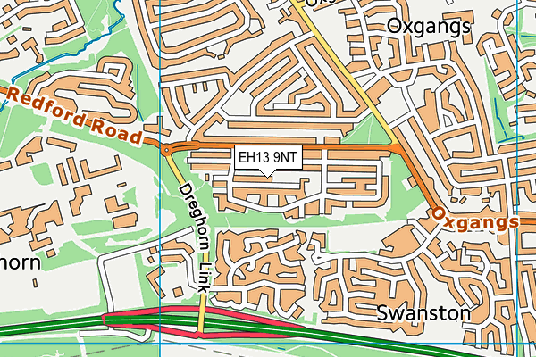 EH13 9NT map - OS VectorMap District (Ordnance Survey) EH13 9NT map - OS VectorMap District (Ordnance Survey)