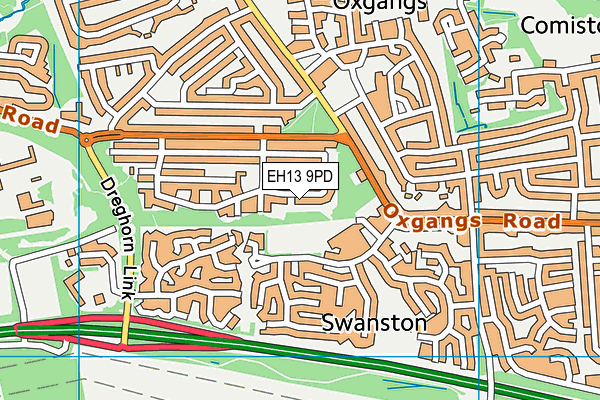 EH13 9PD map - OS VectorMap District (Ordnance Survey) EH13 9PD map - OS VectorMap District (Ordnance Survey)
