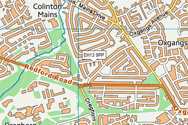 EH13 9PP map - OS VectorMap District (Ordnance Survey) EH13 9PP map - OS VectorMap District (Ordnance Survey)