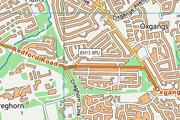 EH13 9PU map - OS VectorMap District (Ordnance Survey) EH13 9PU map - OS VectorMap District (Ordnance Survey)