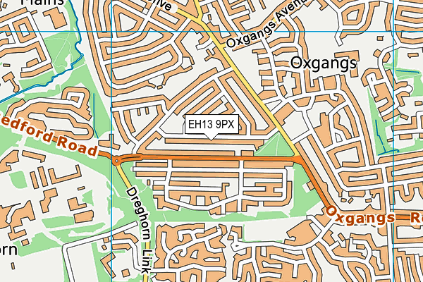 EH13 9PX map - OS VectorMap District (Ordnance Survey) EH13 9PX map - OS VectorMap District (Ordnance Survey)