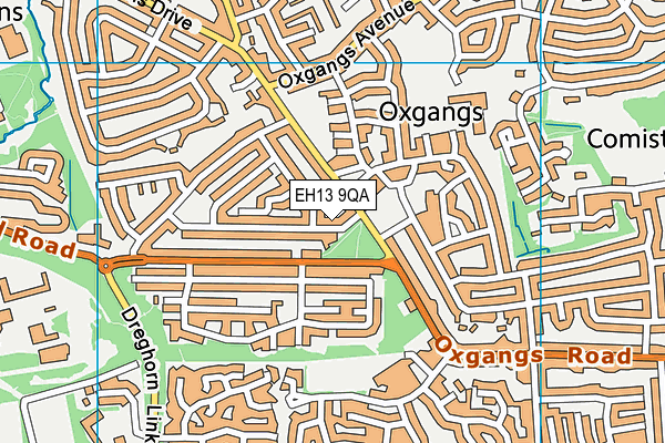 EH13 9QA map - OS VectorMap District (Ordnance Survey) EH13 9QA map - OS VectorMap District (Ordnance Survey)