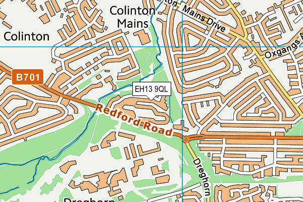 EH13 9QL map - OS VectorMap District (Ordnance Survey) EH13 9QL map - OS VectorMap District (Ordnance Survey)