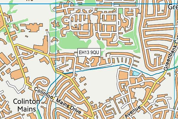 EH13 9QU map - OS VectorMap District (Ordnance Survey) EH13 9QU map - OS VectorMap District (Ordnance Survey)