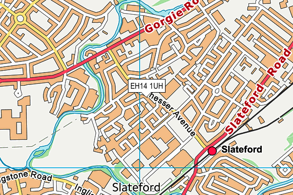 EH14 1UH map - OS VectorMap District (Ordnance Survey) EH14 1UH map - OS VectorMap District (Ordnance Survey)