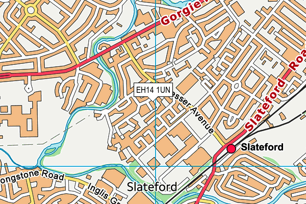 EH14 1UN map - OS VectorMap District (Ordnance Survey) EH14 1UN map - OS VectorMap District (Ordnance Survey)