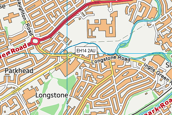 EH14 2AU map - OS VectorMap District (Ordnance Survey) EH14 2AU map - OS VectorMap District (Ordnance Survey)