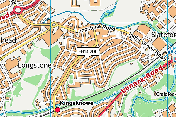 EH14 2DL map - OS VectorMap District (Ordnance Survey) EH14 2DL map - OS VectorMap District (Ordnance Survey)