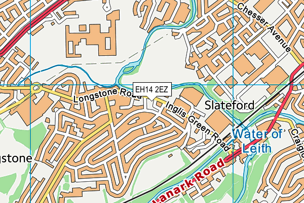 EH14 2EZ map - OS VectorMap District (Ordnance Survey) EH14 2EZ map - OS VectorMap District (Ordnance Survey)